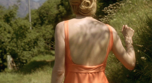 woman in orange